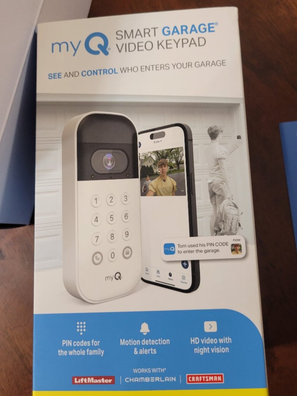 MyQ Smart Garage Video Keypad NEW
